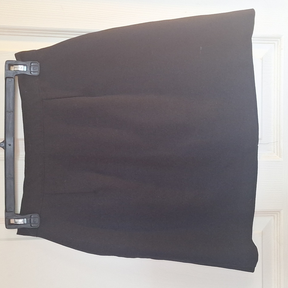 Black mini skirt